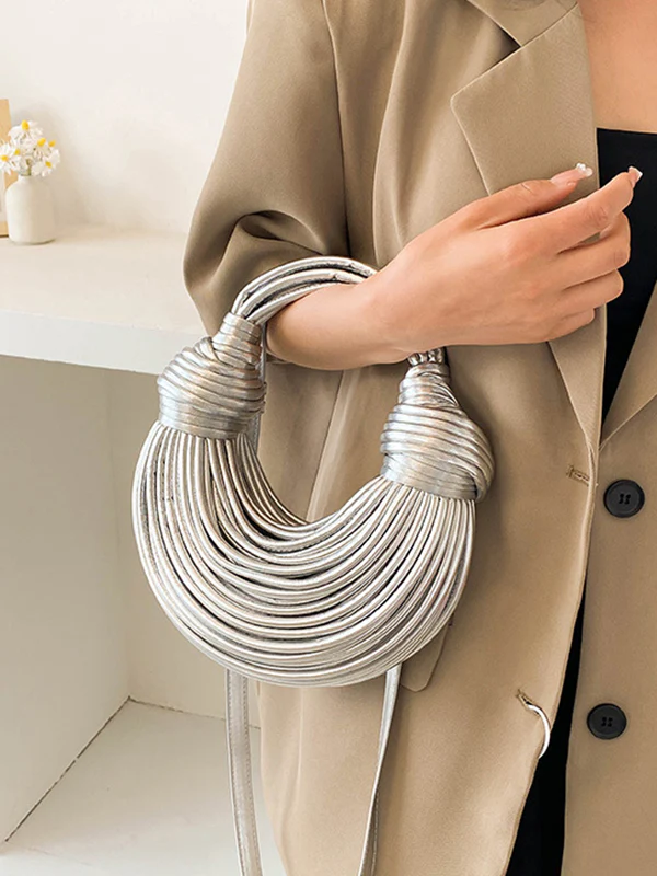 Fashion Solid Color Tasseled Bags Accessories - Image 14
