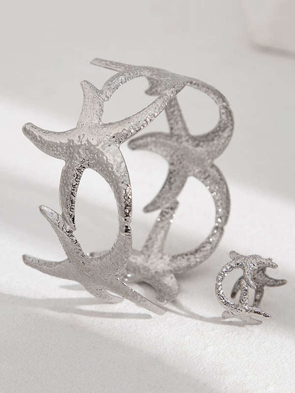 Flower Shape Geometric Bracelet Accessories Rings Accessories - Image 18
