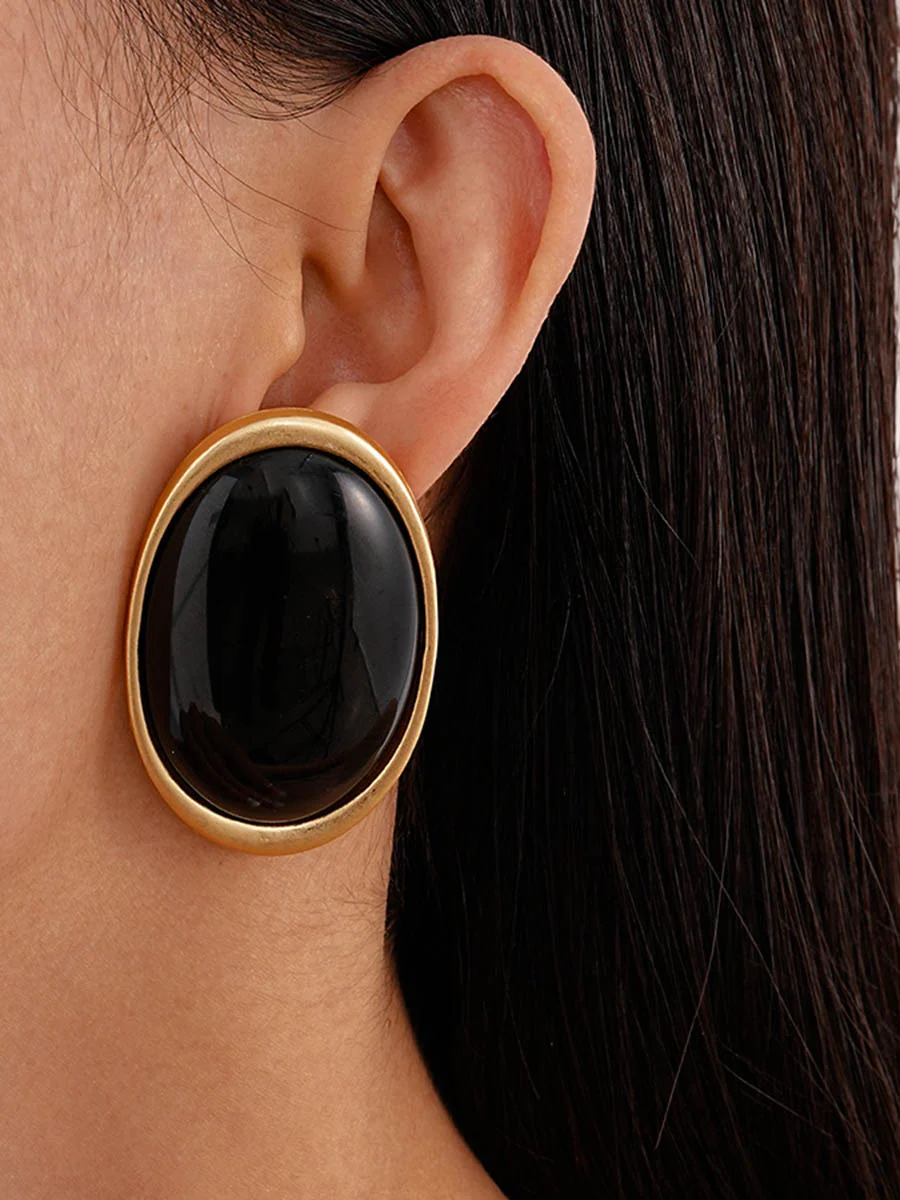 Geometric Drop Earrings - Image 4