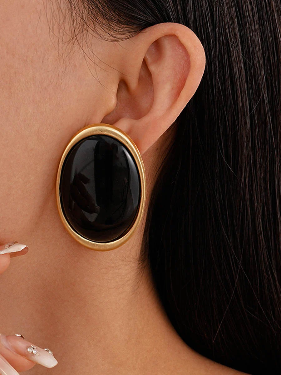 Geometric Drop Earrings - Image 5