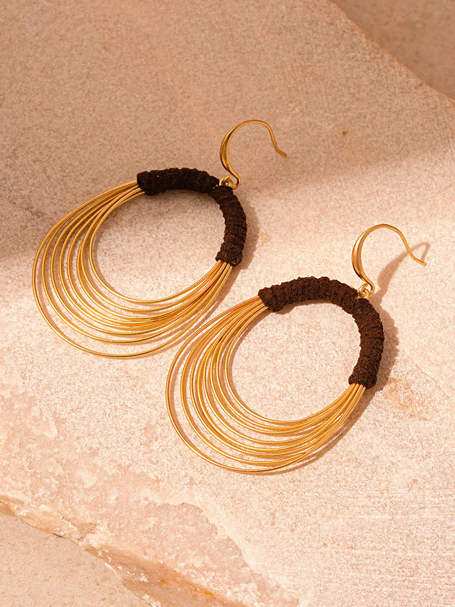 Geometric Drop Earrings - Image 7