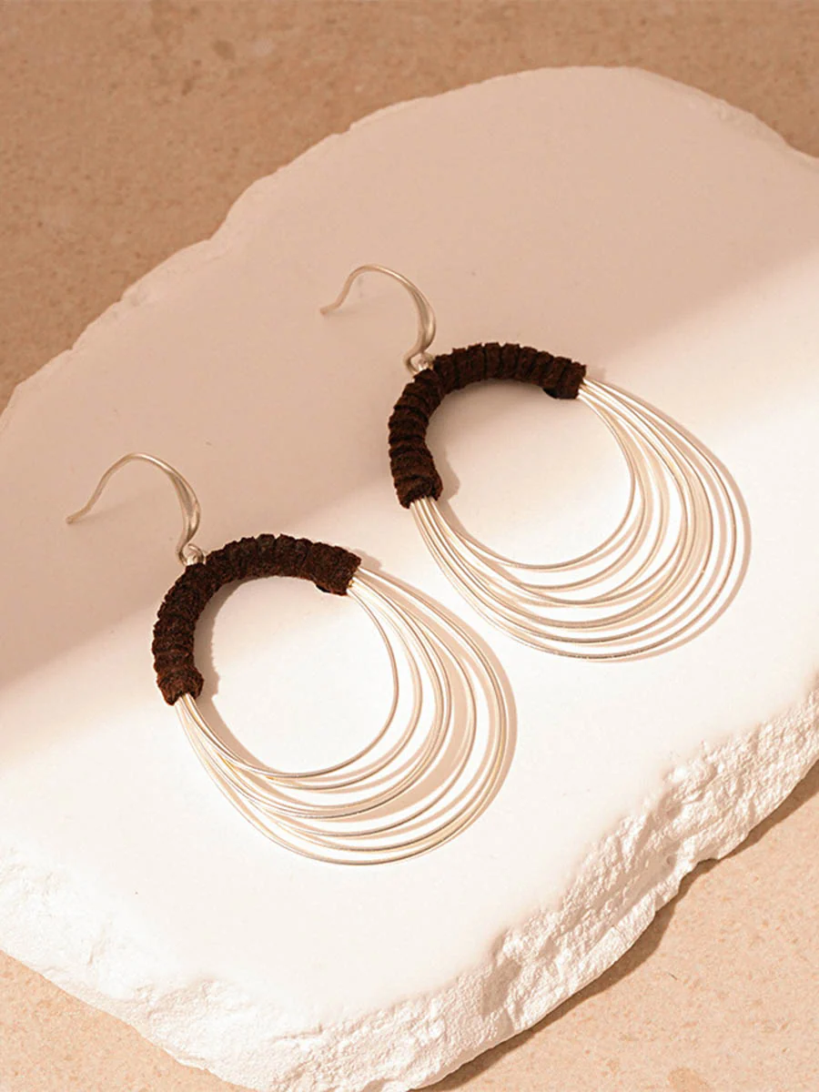 Geometric Drop Earrings - Image 9