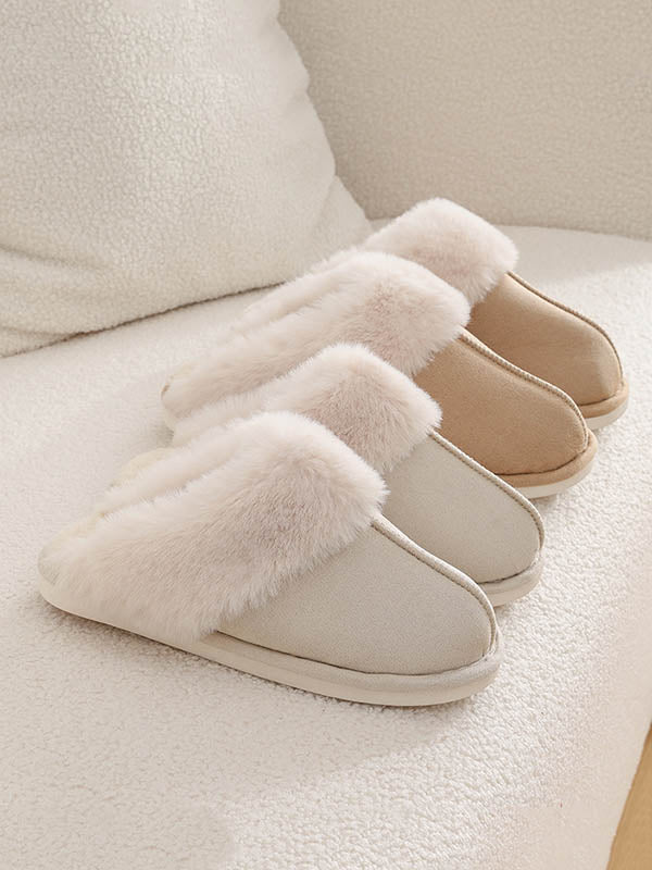 Round-Toe Split-Joint Slippers - Image 9