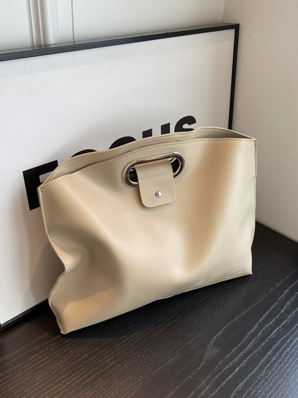 Two-Piece Set Hollow Solid Color Bags Accessories Handbags - Image 3