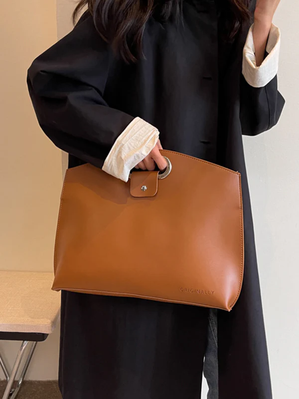Two-Piece Set Hollow Solid Color Bags Accessories Handbags - Image 9